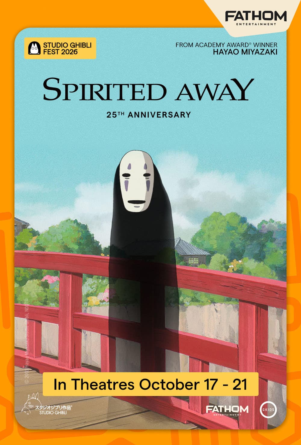 Spirited Away 25th Anniversary - Studio Ghibli Fest 2026